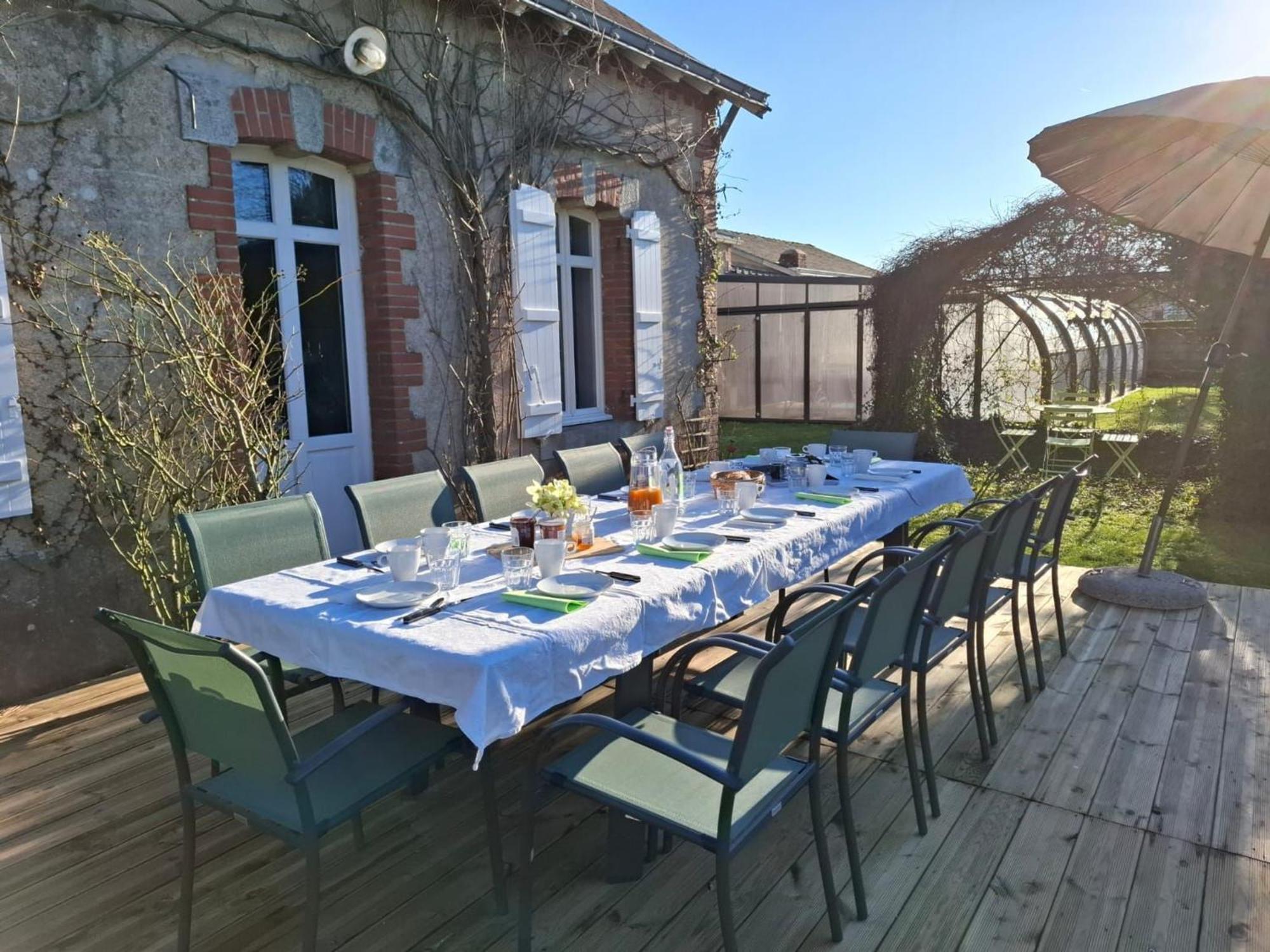 Gite Familial Avec Piscine Chauffee A Lege - Fr-1-306-1296 Exteriér fotografie
