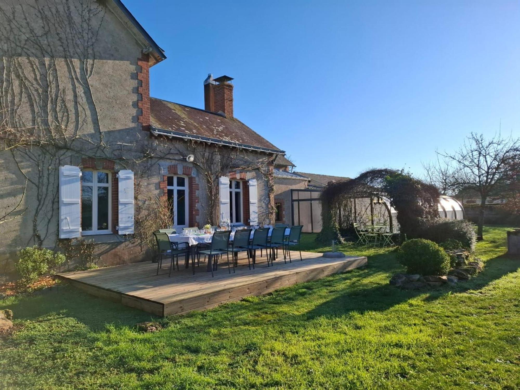 Gite Familial Avec Piscine Chauffee A Lege - Fr-1-306-1296 Exteriér fotografie